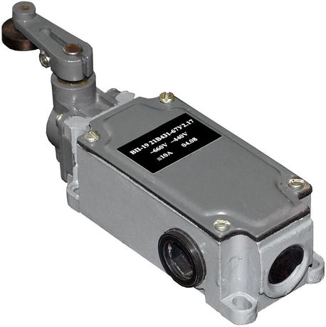 Выключатель путевой ВП-19 21В431-67У2.17 3НО+1НЗ 10А IP67 рычаг с роликом Реле и Автоматика A8014-80085619