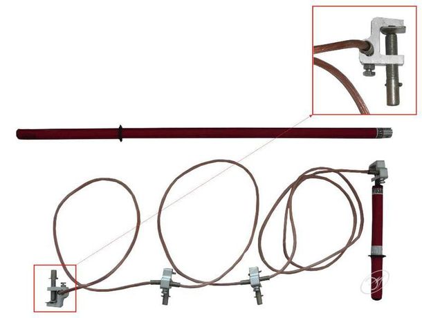 Заземление переносное для распределительных устройств ЗПП-15Н сечен. 16мм ЭЛЕКТРО ТРЕЙД ZAP143-16