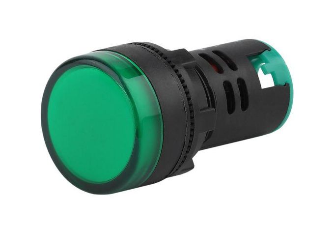 Лампа AD22DS(LED)матрица d22мм зеленый 230В (10/1000/12000) | Б0045619 ЭРА