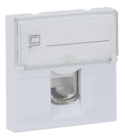 Розетка компьютерная RJ-45 6E 45мм IP40 Рувинил арт. АДЛ 13-908