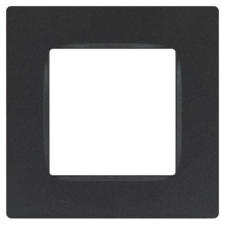 Рамка для розеток и выключателей Серия 12 12-5201-12 на 1 пост, Классик, графит | Б0067785 ЭРА