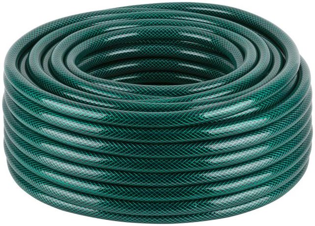 Шланг поливочный трехслойный армированный 3/4дюймх1.5ммх50м зел. КУРС 76309