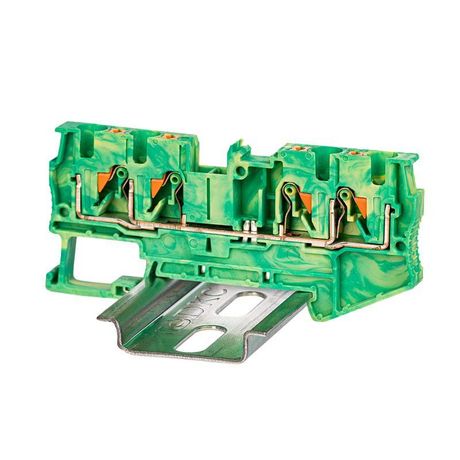 Клемма заземления, зажим push-in, 4 точки подключения, кв.мм | VPR-4-QUATTRO-PE DKC ДКС