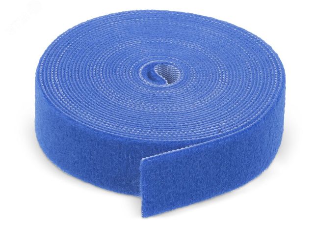 Лента (липучка) в рулоне, ширина 25 мм, длина 5 м, черная - ROL-5x25-BK Cabeus 9381c