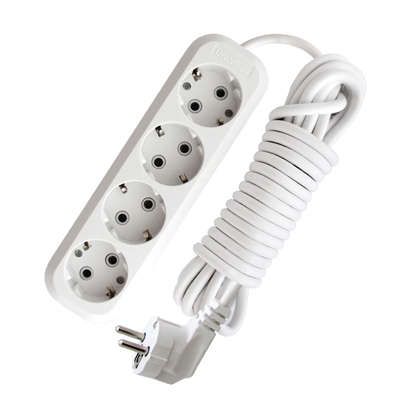 Удлинитель 4х7м с заземл. 10А IP20 Е-304 ПВС 3х1 АБС-пластик UNIVersal 9631983 Союз