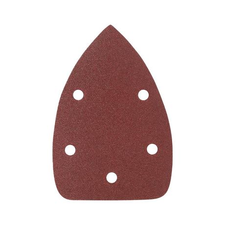 Треугольник шлифовальный на липучке 140х140х80мм Р80 5 отверстий (уп.5шт) PATRIOT 820010202