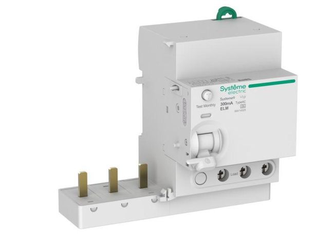 Блок дифференциального тока (БДТ) 25A 3P 300мА Тип-AC 400В Systeme9 - S9V14325 APC