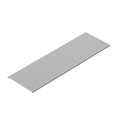 Крышка к лотку ПЛК 600х15х3000 под заземление, толщ. 1,0 мм, Сендзимир цинк, 021367 | КПЛКЗ-600х3000-1,0-СЦ Ostec