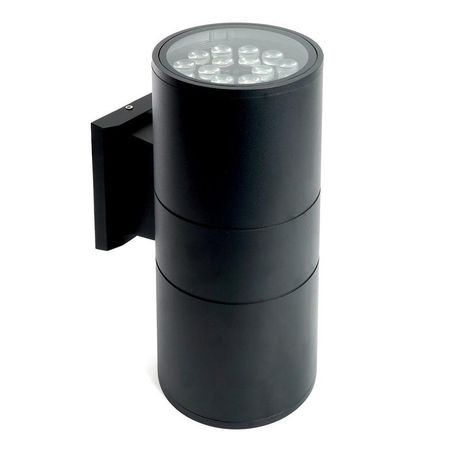 Светильник светодиодный уличный ДБУ-2х18w вверх/вниз 2700К IP54 черный - DH0712 48358 FERON