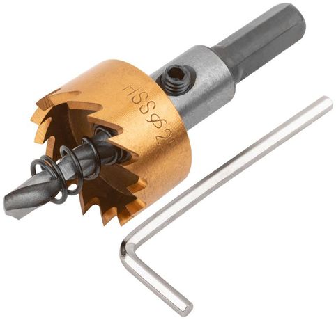 Коронка кольцевая пометаллу HSS сталь титановое покрытие 25мм FIT 36864 РОС