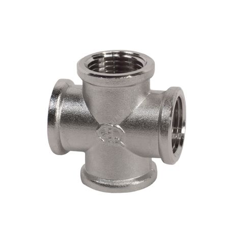 Крестовина ВВ 1/2' никелированная - 02593 AQUALINK AQUALINK арт. 02593