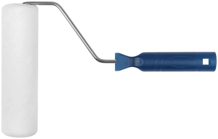 Валик велюровый диаметр 40/48мм бюгель 6мм ворс 4мм 180мм бел. FIT 02133 РОС