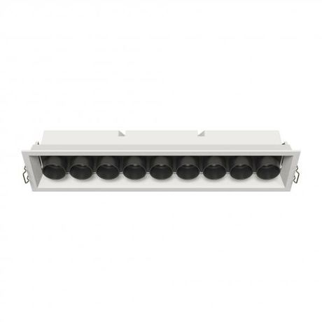 Светильник светодиодный MS-ORIENT-BUILT-TURN-TC-S67x300-20W Warm3000 WH-BK 30 deg IP20 230В металл Arlight 031931