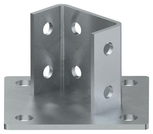 Опора открытая для двойного STRUT-профиля HDZ | COP14-OT-HDZ IEK