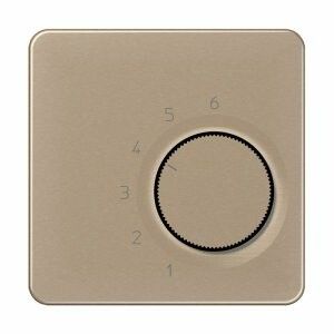 Крышка для регулятора температуры воздуха помещений; золотая бронза | CDTR236PLGB Jung