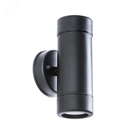 Светильник фасадный ATLAS GU10 2х7Вт Пластик Чёрный - A3503AL-2BK Arte Lamp