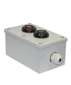 Пост управления ПКУ-15-21.121-40У2 (1хВК30-10-11110-40(1з+1р) черн. + 1хВК30-10-11110-40(1з+1р) красн. PG-19) Электротехник ET518964