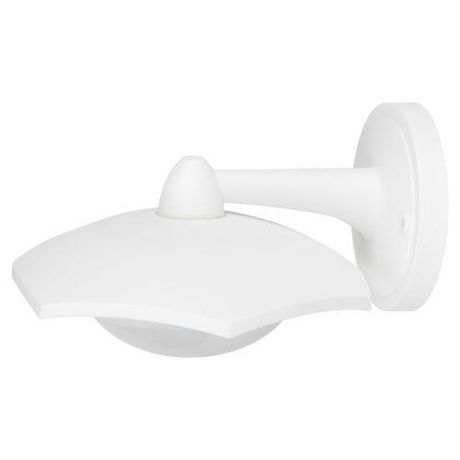 Светильник садово-парковый ДБУ 07-8-007 Дели 5 белый 6 гранный настенный IP44 светодиодный 8Вт 3000K | Б0064313 ЭРА