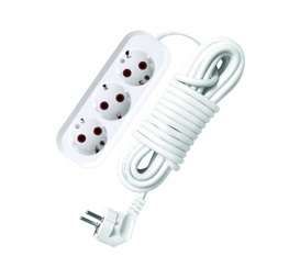 Удлинитель 3х7м У10-554 ПВС 3х0.75 с заземл. (еврослот) UNIVersal 554-07 Союз