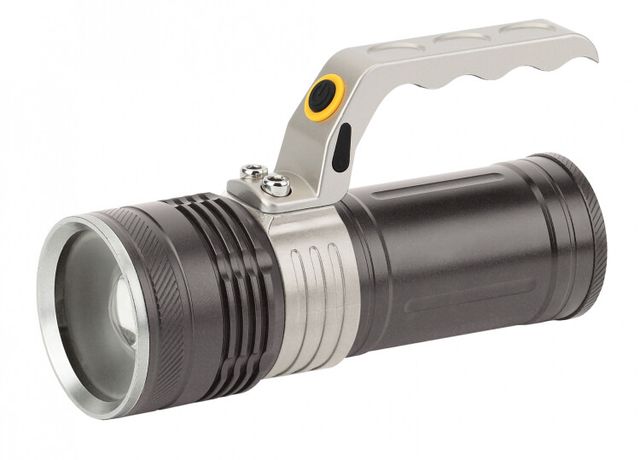 Фонарик кемпинговый походный ударопрочный, металлический алюминиевый корпус, 3 режима, регулируемый фокус PA-804 ЭРА - Б0039628