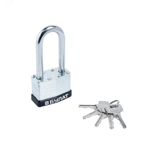Замок навесной БУЛАТ ВС 0150-01 стальной 5кл. d=9мм - 13449 ПТК