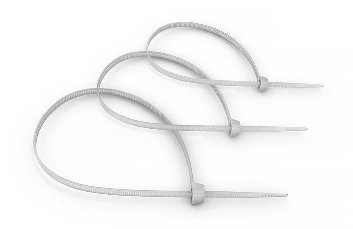 Стяжка нейлоновая неоткрывающаяся, безгалогенная (halogen free) 450x4.8мм, (100 шт) - CT-450 Cabeus 7185c