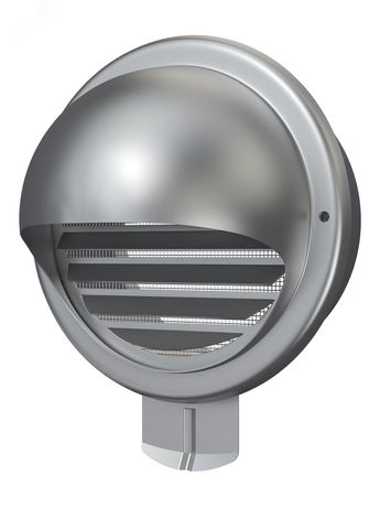 Выход стенной вентиляционный вытяжной металлический с фланцем D160 - 16ВМ ЭРА