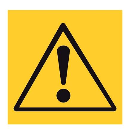 Пластина Опасность PT-17176.C06 - a15112 BS