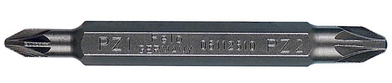 Бита двухсторонняя серия Industrial PZ1/PZ2 60 мм | 06112610 Felo