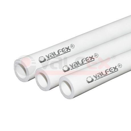Труба полипропиленовая SDR11 PN10 63 х 5.8 мм хлыст 4м белая - 00000014177 VALFEX 10103063