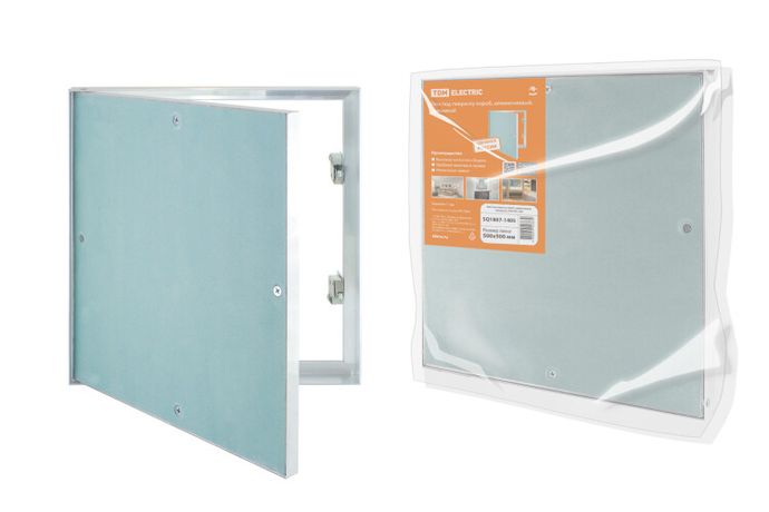 Люк под покраску короб, алюминиевый, нажимной, 500х500, | SQ1807-1405 TDM