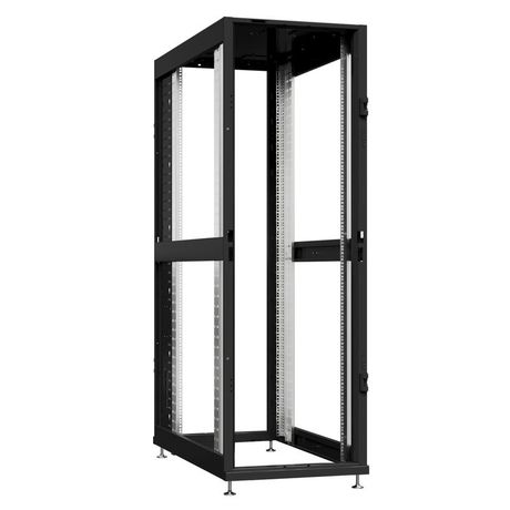 Шкаф серверный 48U 600х1200 передняя дверь: без. задняя боковые панели: цвет: черный RAL9005 - NS 6248.9000 SYSMATRIX