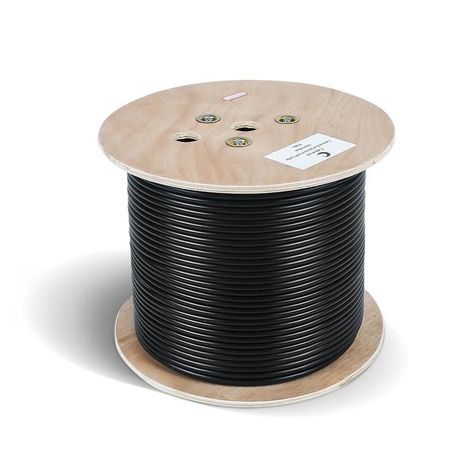Кабель для интерфейса RS-485 2x2x24AWG/7, многожильный (patch), экран - фольга + оплетка 90%, 40 C +75 C, FR-PVC, similar Belden 9842 (305м), Teldor 9392L02129D#30T 7746c Cabeus