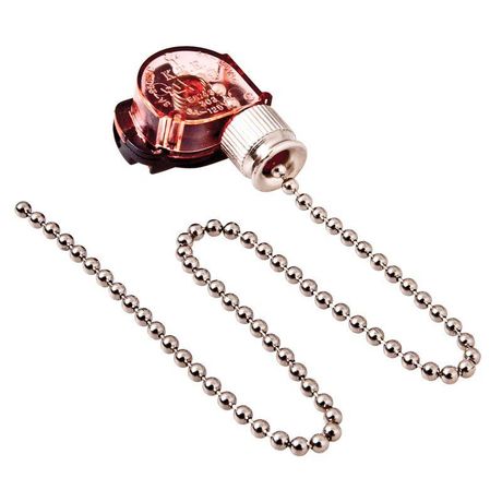 Выключатель для настенного светильника с цепочкой 270 мм «Silver», индивидуальная упаковка, 1 шт. | 32-0101-1 REXANT MEET