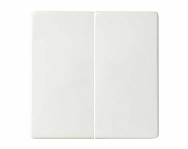 Клавиша двойная для выключателя белого матового цвета S82 Concept | 8200026-090 Simon