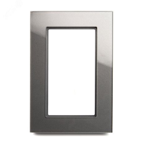 Рамка 2-местная (без перемычки), серия Катрин, GFR00-7012-06, графит | 39570 STEKKER FERON