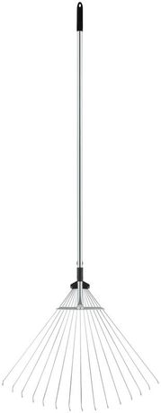 Грабли веерные регулируемые телескопические, 15 зубьев, 180-630 мм, длина 1200-1540 мм - 77007 РОС