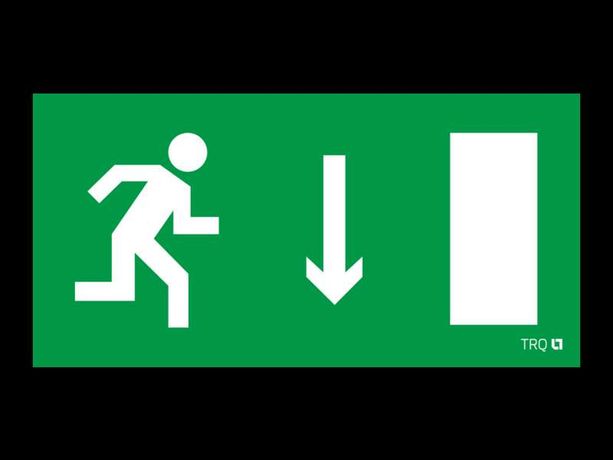 Пиктограмма "Указатель двери правосторонний" ПЭУ 092 135х260 SIRAH IP65 СТ 2502002730 Световые Технологии