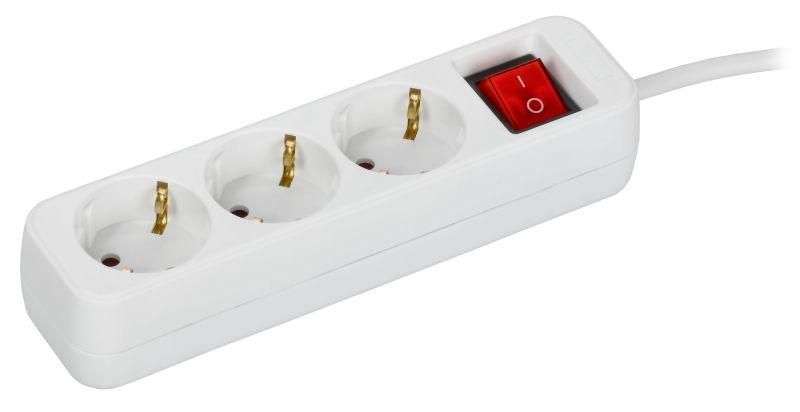 Удлинитель У03К UMA 3м, 16А, 3 места IEK арт. UM-YP10-16-03-03-ZK-K01