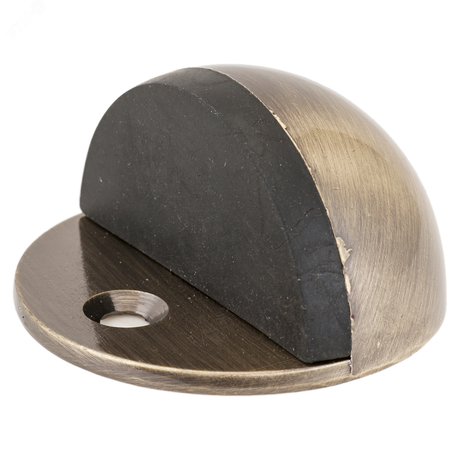 Ограничитель дверной Стандарт 8185 AB круглый ст.бронза ЕВРОПАКЕТ - 11090 ПТК