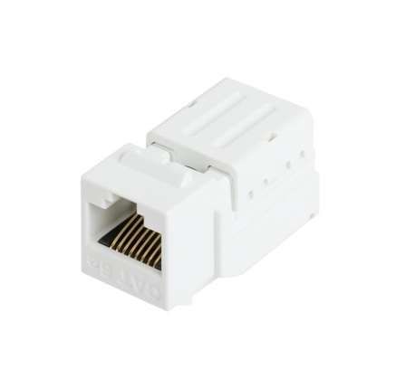 Модуль Keystone Кат.6 RJ45/8P8C для FT-TOOL неэкранированный белый - ЭКО14207 NIKOMAX NMC-KJUE2-FT-WT