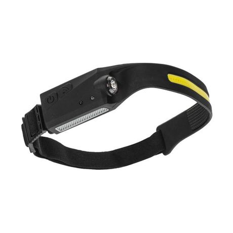 Фонарь налобный с датчиком движения и аккумулятором Rexant 75-8008 MEET