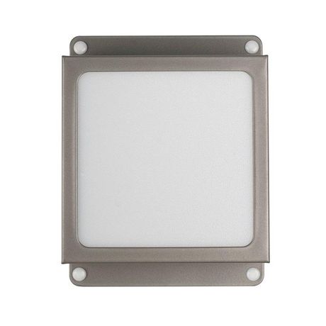 Светильник светодиодный PPL 089/G OPAL 9Вт 3000К IP40 GREY Грильято 100х100мм Домино ДВО JazzWay 5068988