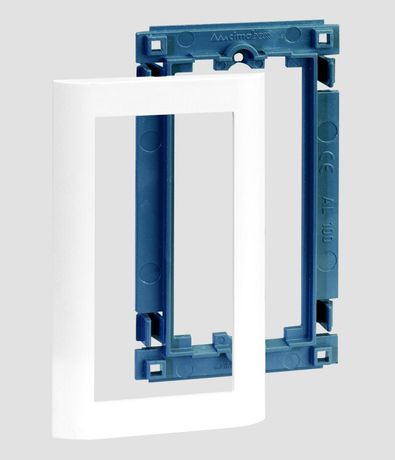 Рамка + суппорт Simon Connect для кор. SAL150 алюм. SAL100-8