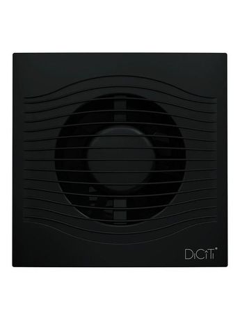 Вентилятор накладной SLIM D100 обратн. клапан DiCiTi 4C Matt black ЭРА
