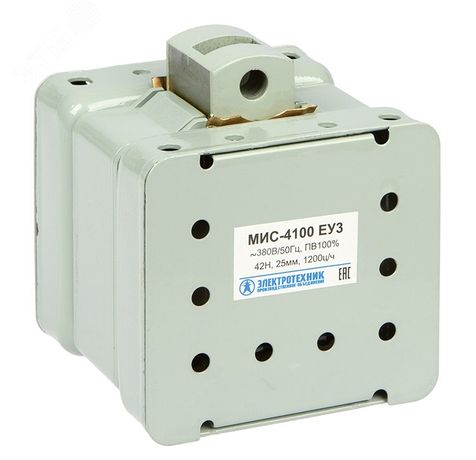 Электромагниты МИС-4100 ЕУ3, 380В, тянущее исполнение, ПВ 100%, IP20, с жесткими выводами, электромагнит (ЭТ) | ET054683 Электротехник
