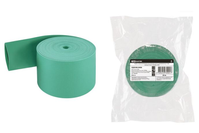 Трубка термоусаживаемая для изоляции шин на напряжение до 10 кВ, зеленая ТТШ-10-100/40-З | SQ0548-0406 TDM