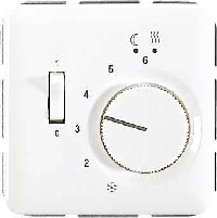 Крышка для регулятора подогрева пола FTR231U; черная | CDFTR231PLSW Jung