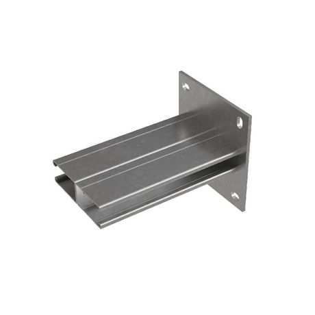 Консоль-Страт двойная усиленная развернутая 41х72 L250 сталь 2.5мм КМ LO32160 КМ-Профиль