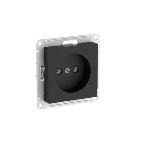 Розетка AtlasDesign 16А без заземл. шторок быстрозажим. клем. механизм карбон SE ATN001041S APC